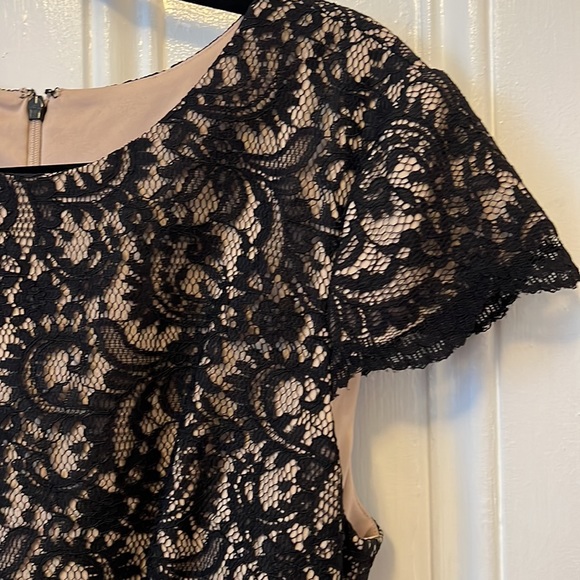 Beautiful black lace formal dress, Talbots, size 12 - Picture 3 of 6